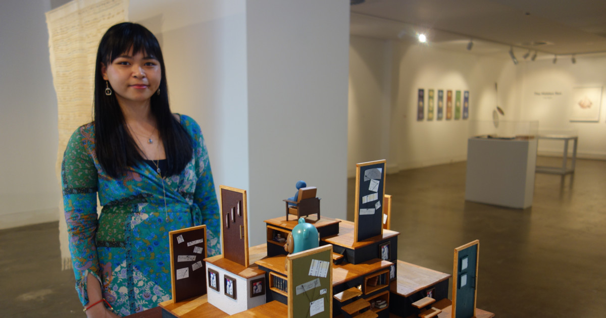 CIT student exhibits miniature artwork
