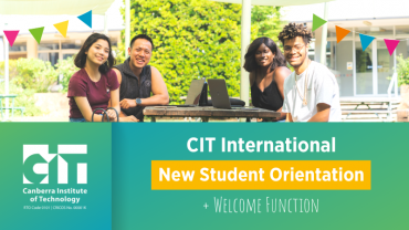 CIT International Student Orientation Event - 2:30pm Thursday 21 July 2022