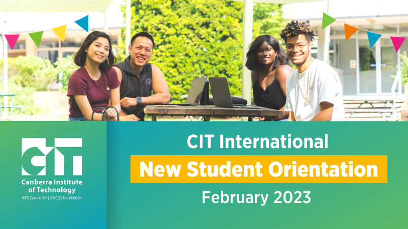 Save the date: CIT International New Student Orientation – 2 February 2023